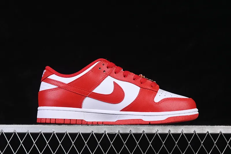 All categories Nk SB Dunk series Nk SB Dunk Low low-top sneakers Nike SB Dunk Low wedding banquet white red low-top casual sneakers DD1873-116